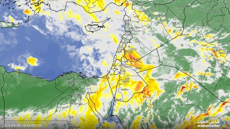 أجواء ربيعية والجو مشمس إلى غائم جزئياً 