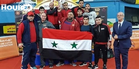 4 فضيات و3 برونزيات لمنتخب سورية للمصارعة للناشئين